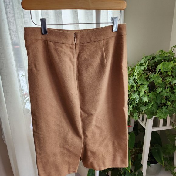 NWT J Crew Factory beige pencil skirt - Picture 2 of 7